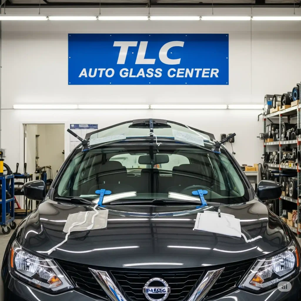Nissan Windshield Replacement in Texas with tlc auto glass center