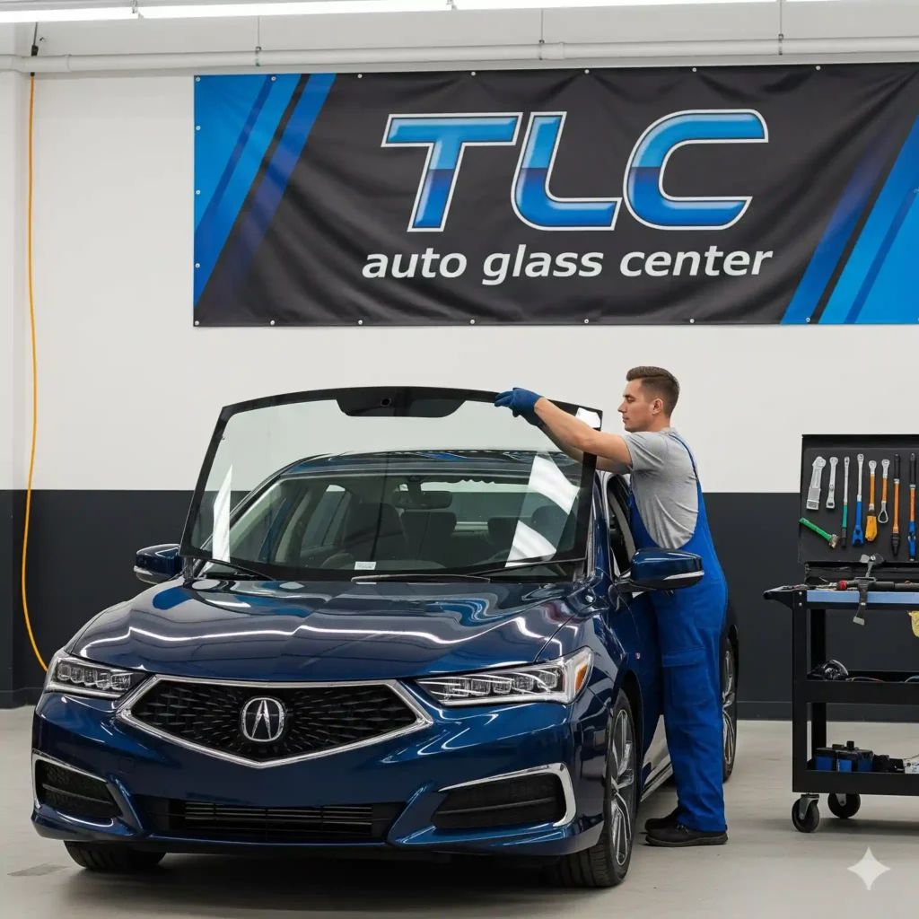 Professional Acura Windshield Replacement in Texas with tlc auto glass experts